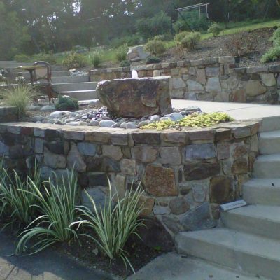 Stone Bubbler Water Feature