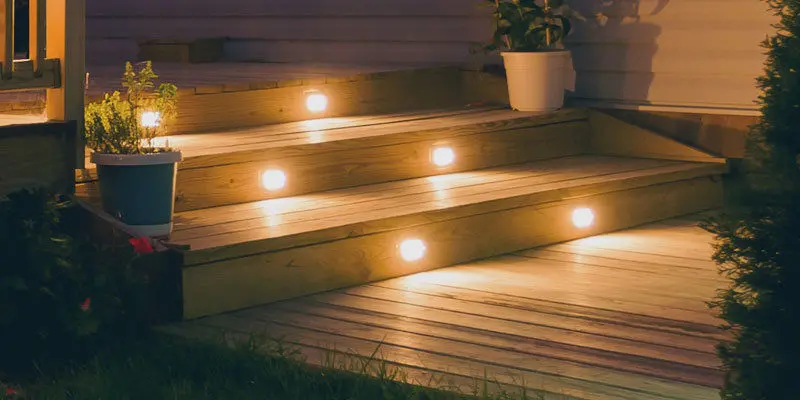 Outdoor Deck Lighting Stairs